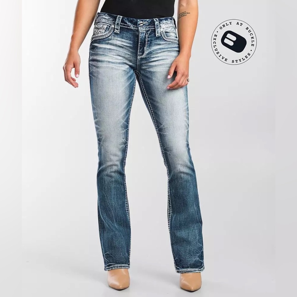 Rock Revival easy boot stretch jean size 27 inseam 30 . Gysii 27x30 Easy Boot